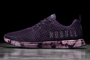 Women's Nobull Tie-Dye Mesh Running Shoes Dark / Purple | SG B2707E